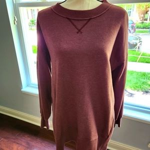 AERIE Muted Burgandy Sweatshirt